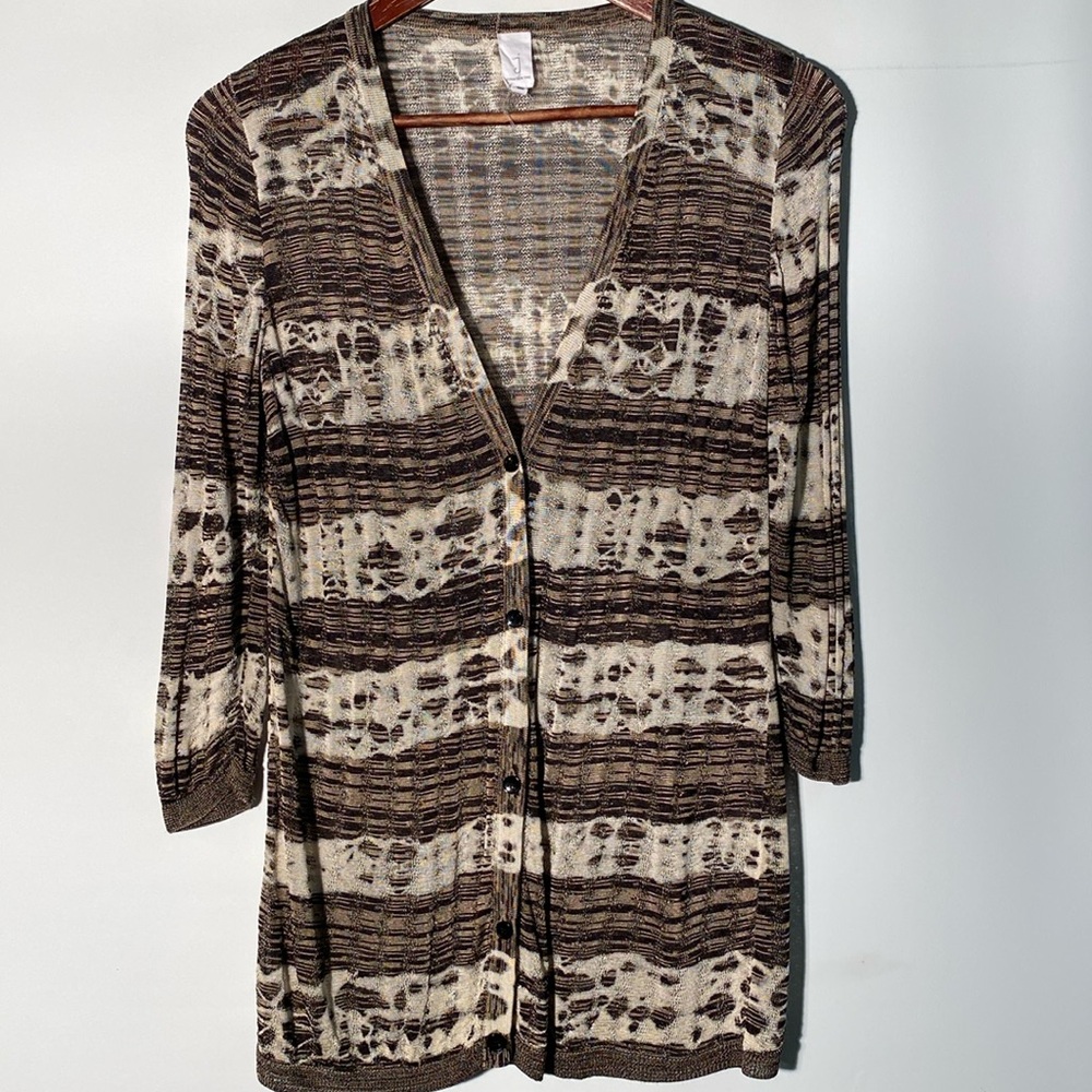 Jones New York - 3/4 sleeve cardigan. Size S